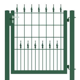 Ziergitterzauntor NEPTUN 1000 mm Breite grün oder anthrazitgrau in verschiedenen Höhen