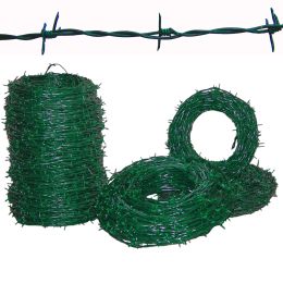 Stacheldraht verzinkt + grün Ø 2,4 mm in verschiedenen Längen