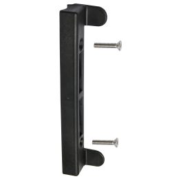 Toranschlag Kunststoff schwarz für Gartentore