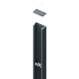 Aluminium Anschlussprofil 60x30x2500 mm für Wandanschluss in verschiedenen Farben