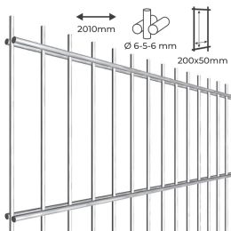 Home Doppelstab-Zaunmatte 6-5-6 im Tauchbad feuerverzinkt