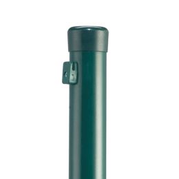 Zaunpfahl Ø 34 mm verzinkt + grün für Maschendraht