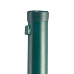 Zaunpfahl Ø 48 mm verzinkt + grün für Maschendraht